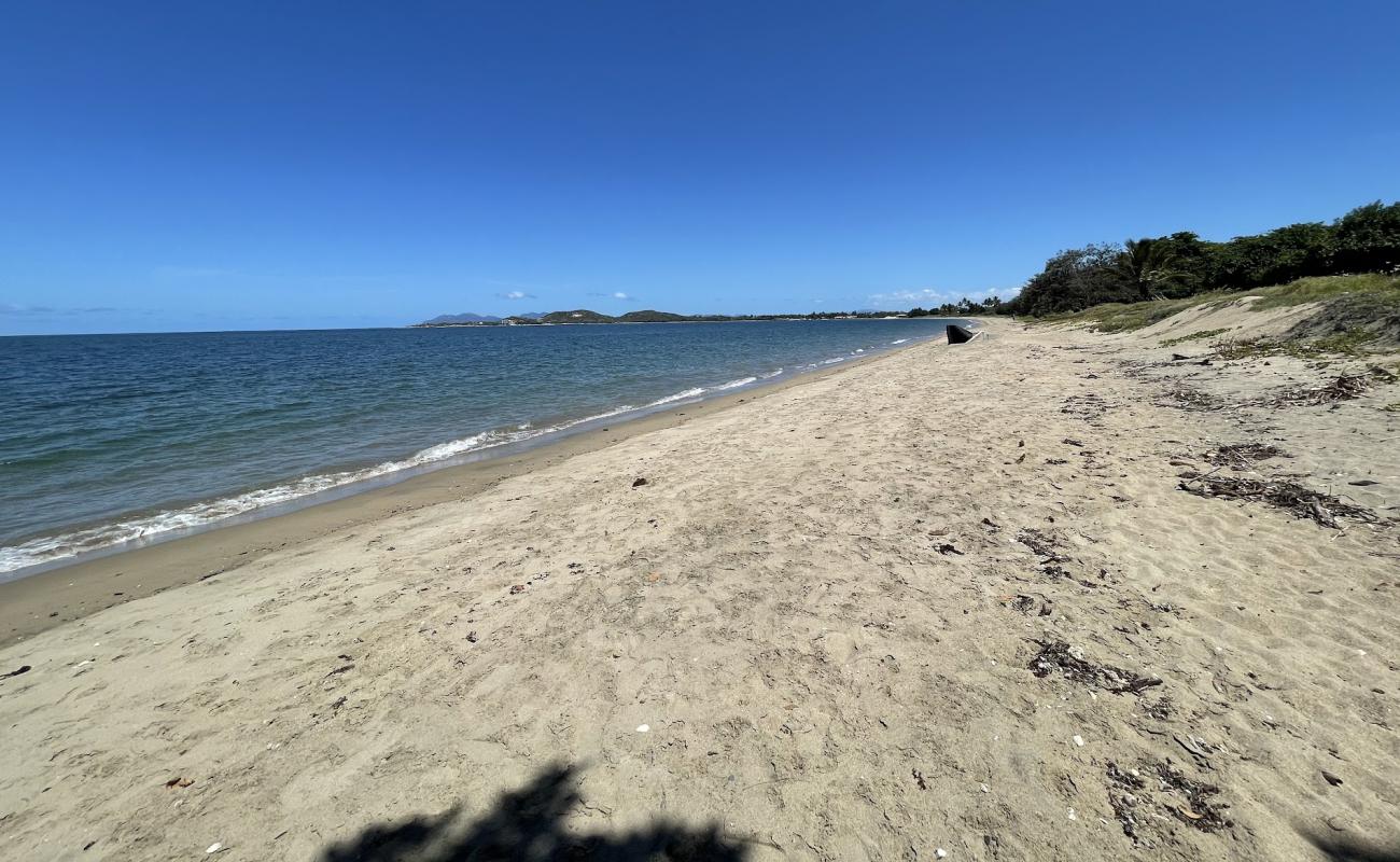 Photo de Queens Beach avec sable beige de surface