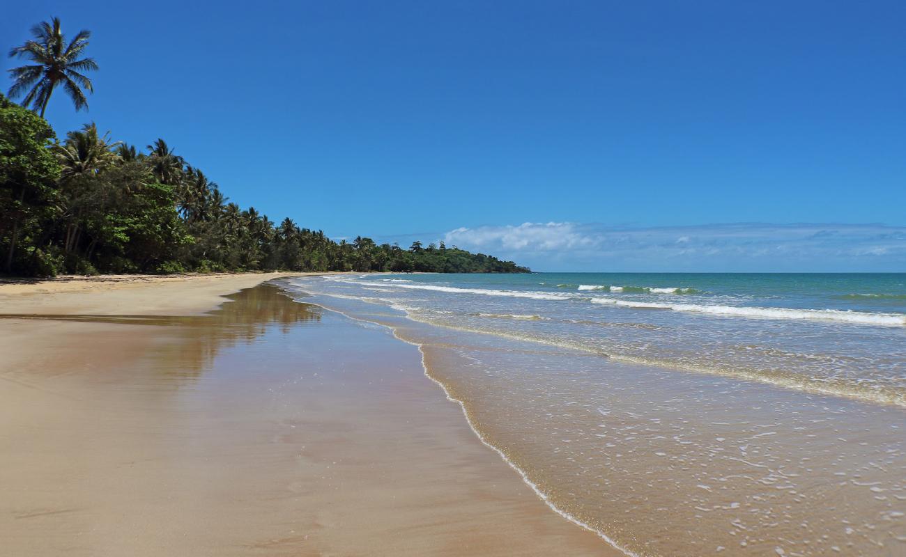 Photo de Mission Beach Beach avec sable lumineux de surface