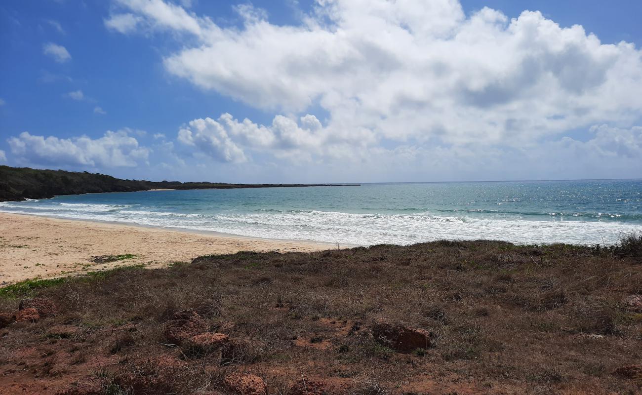 Photo de Macassan Beach avec sable lumineux de surface