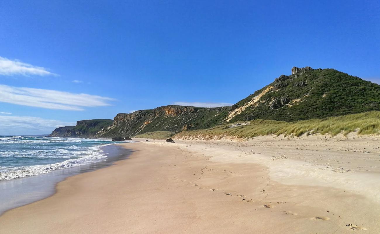 Photo de Salmon Beach avec sable lumineux de surface