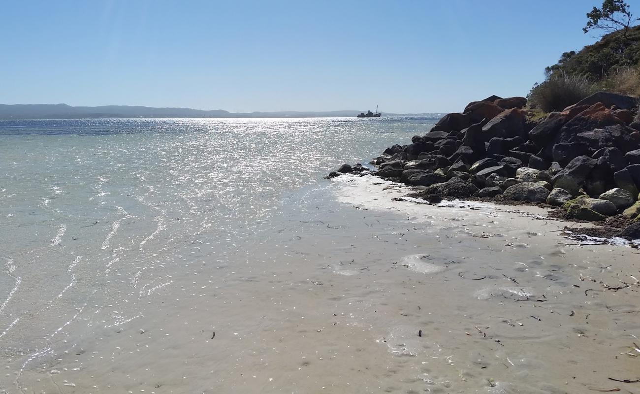 Photo de Vancouver Beach avec sable lumineux de surface