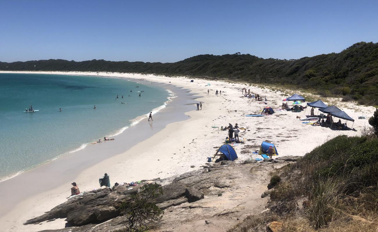 Photo de Gull Rock Beach avec sable fin blanc de surface