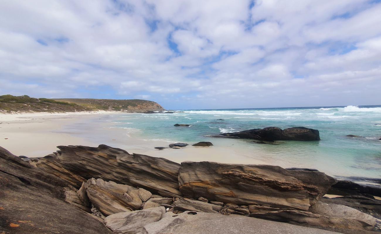 Photo de West Beach avec sable beige de surface