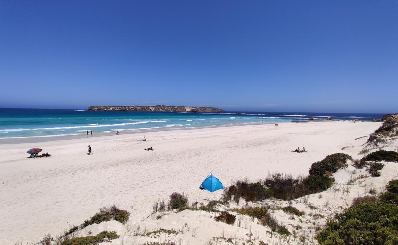 Photo de Almonta Beach avec sable fin blanc de surface