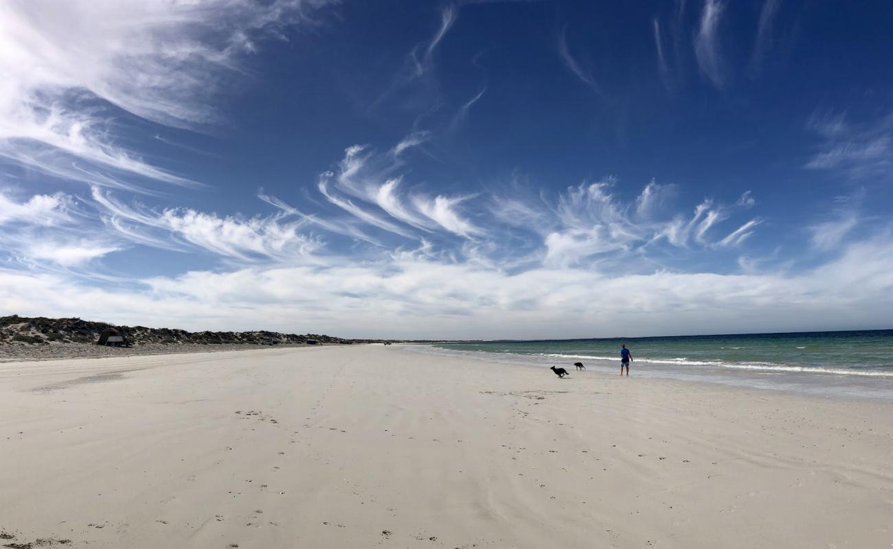 Photo de Wauraltee Beach avec sable beige de surface