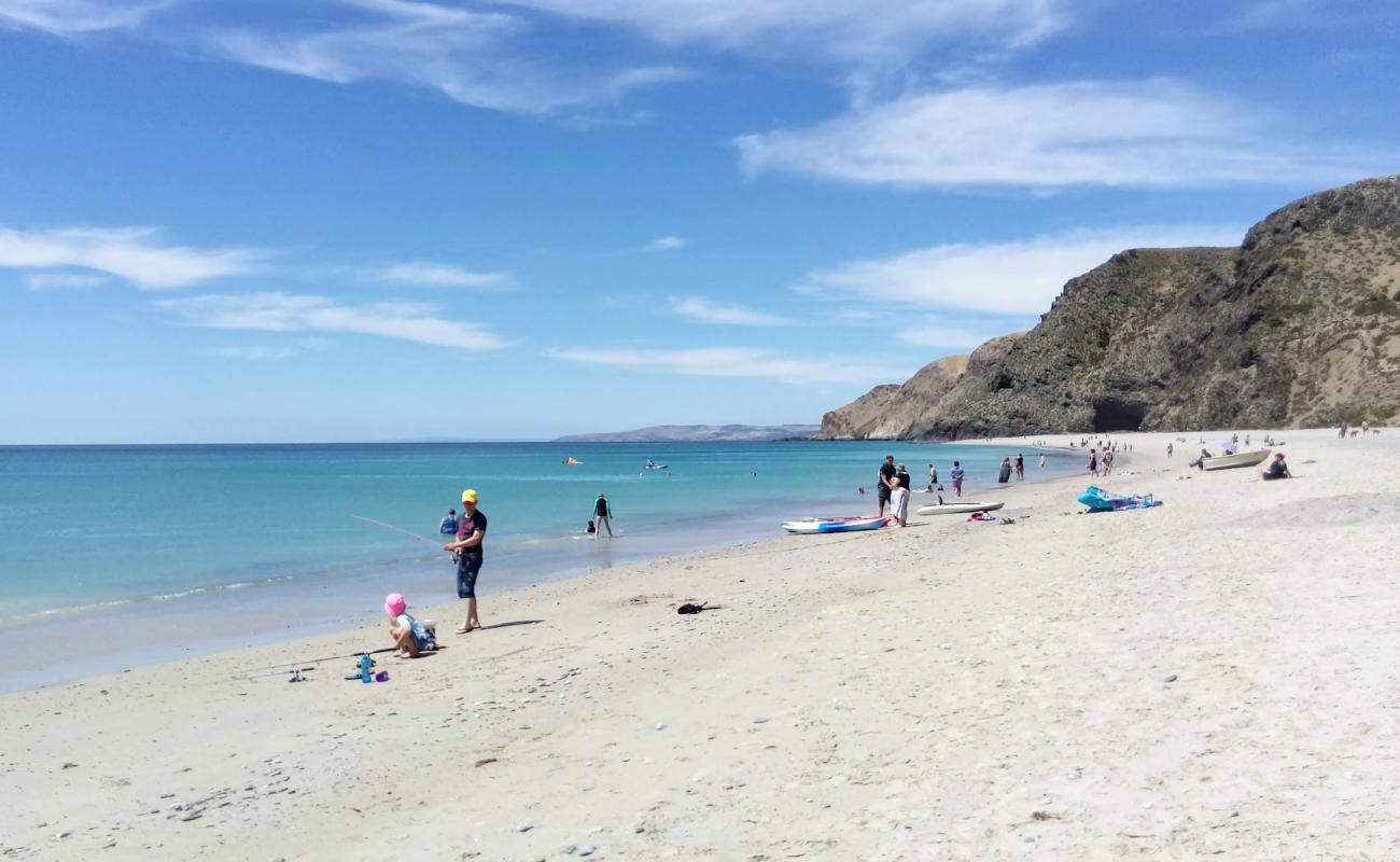 Photo de Rapid Bay Beach avec sable lumineux de surface