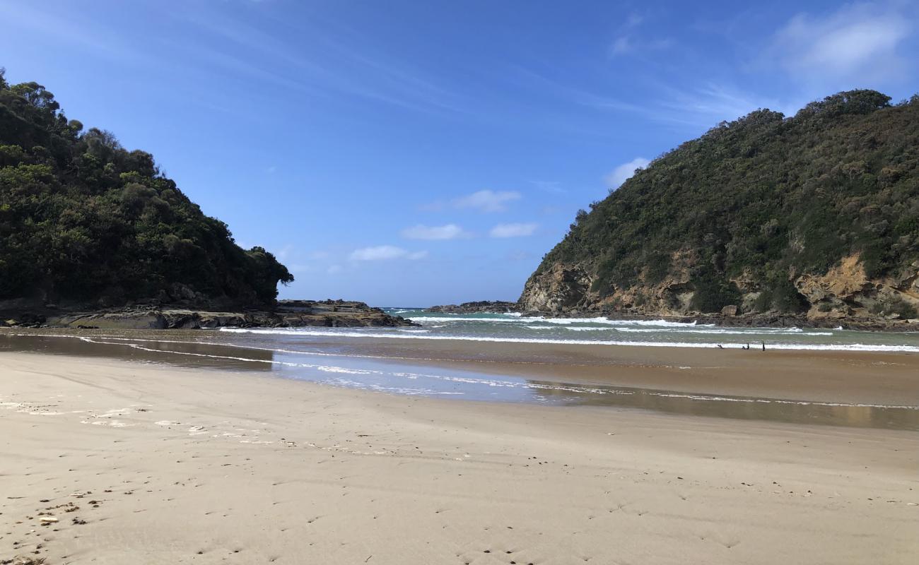 Photo de Parker Beach avec sable beige de surface