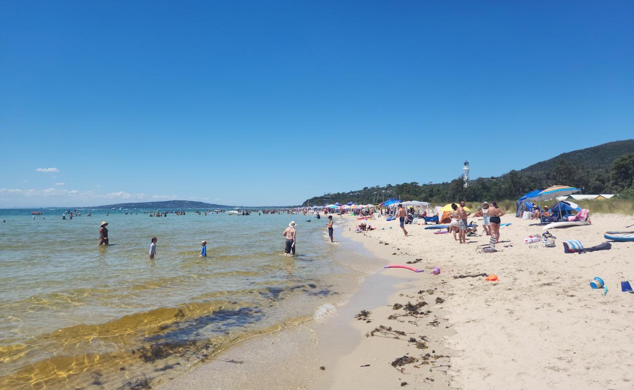 Photo de McCrae Beach avec sable beige de surface