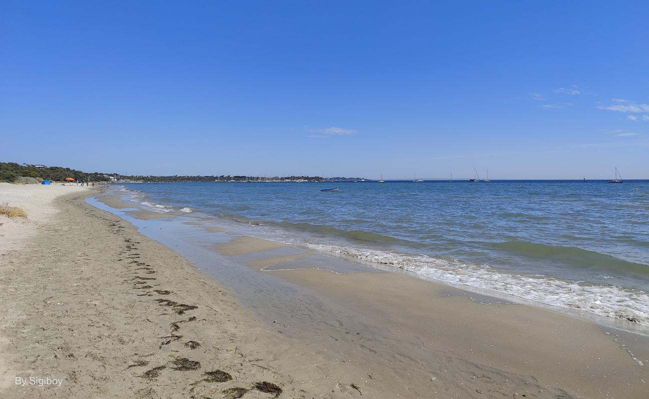 Photo de White Beach avec sable beige de surface