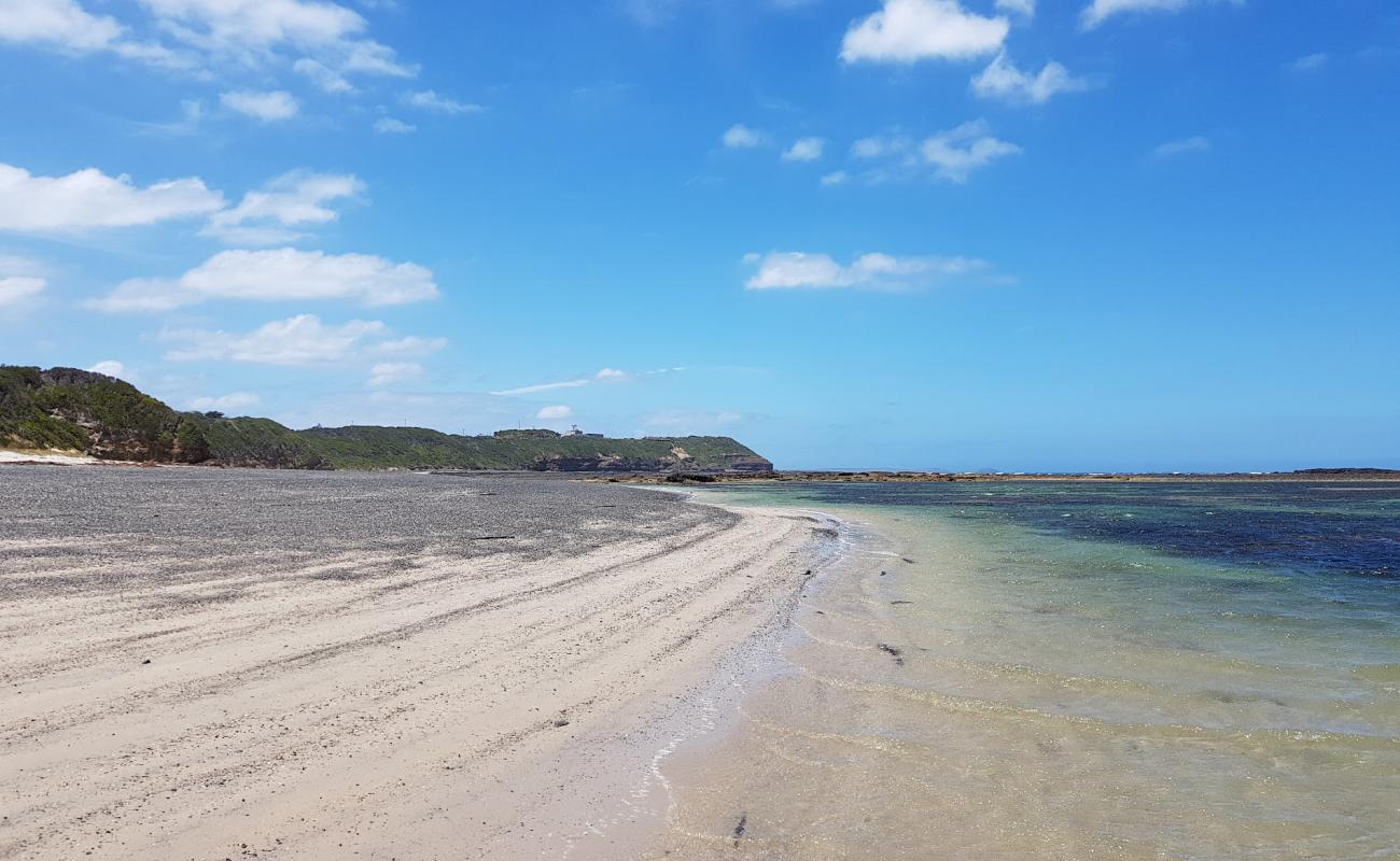 Photo de Ocean Beach avec sable beige de surface