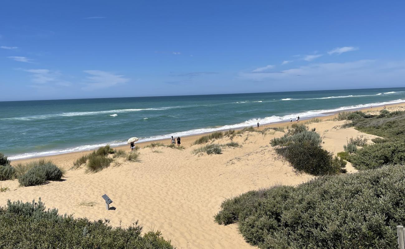 Photo de Golden Beach avec sable beige de surface