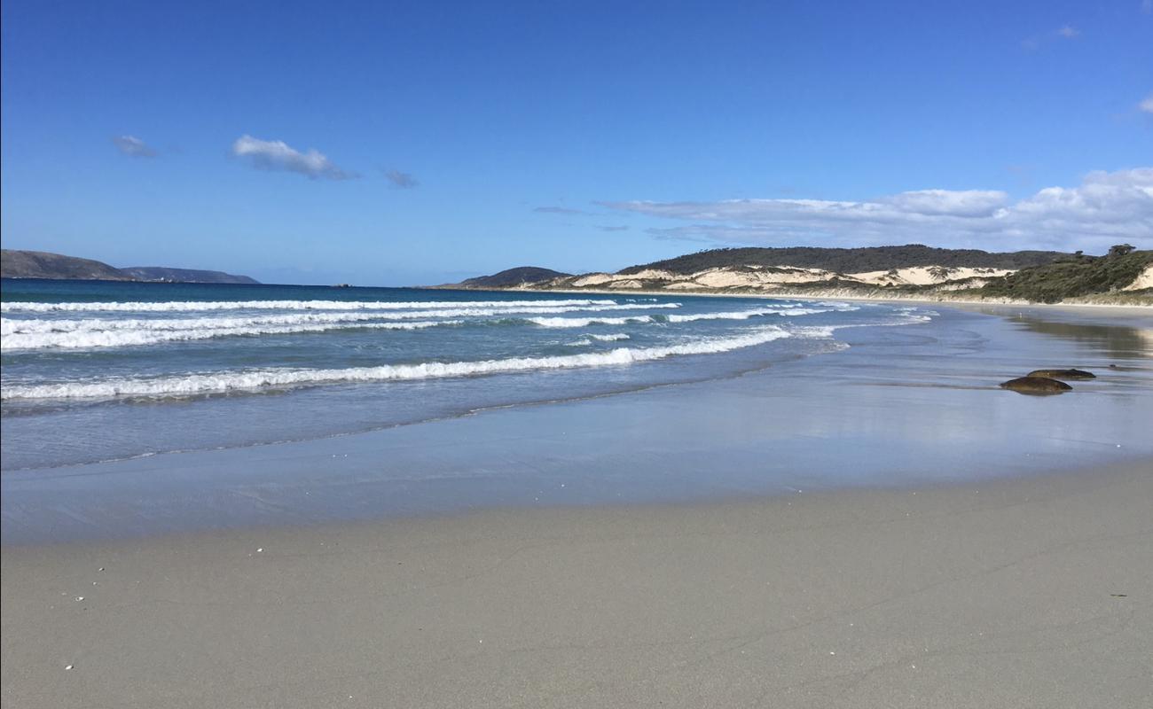 Photo de Palana Beach avec sable beige de surface