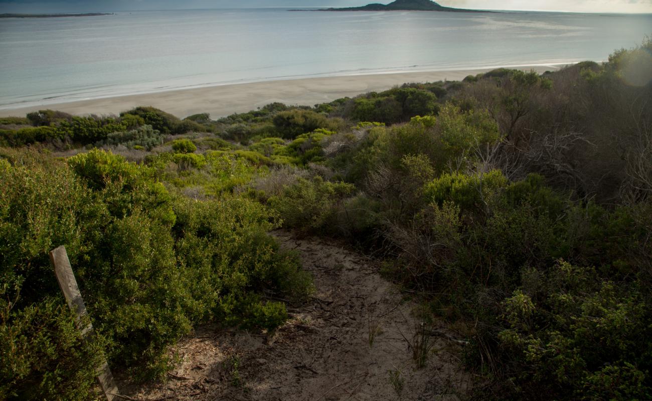 Photo de West End Beach avec sable beige de surface