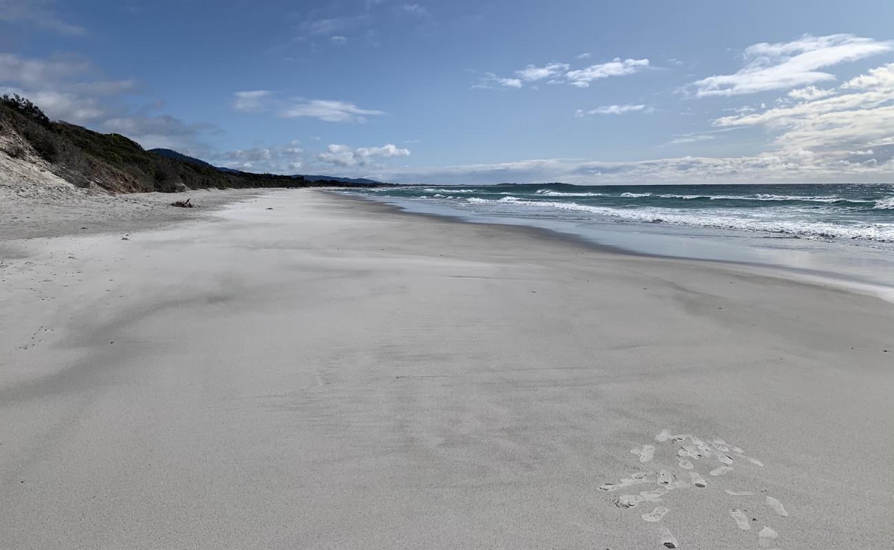 Photo de Denison Beach avec sable blanc de surface