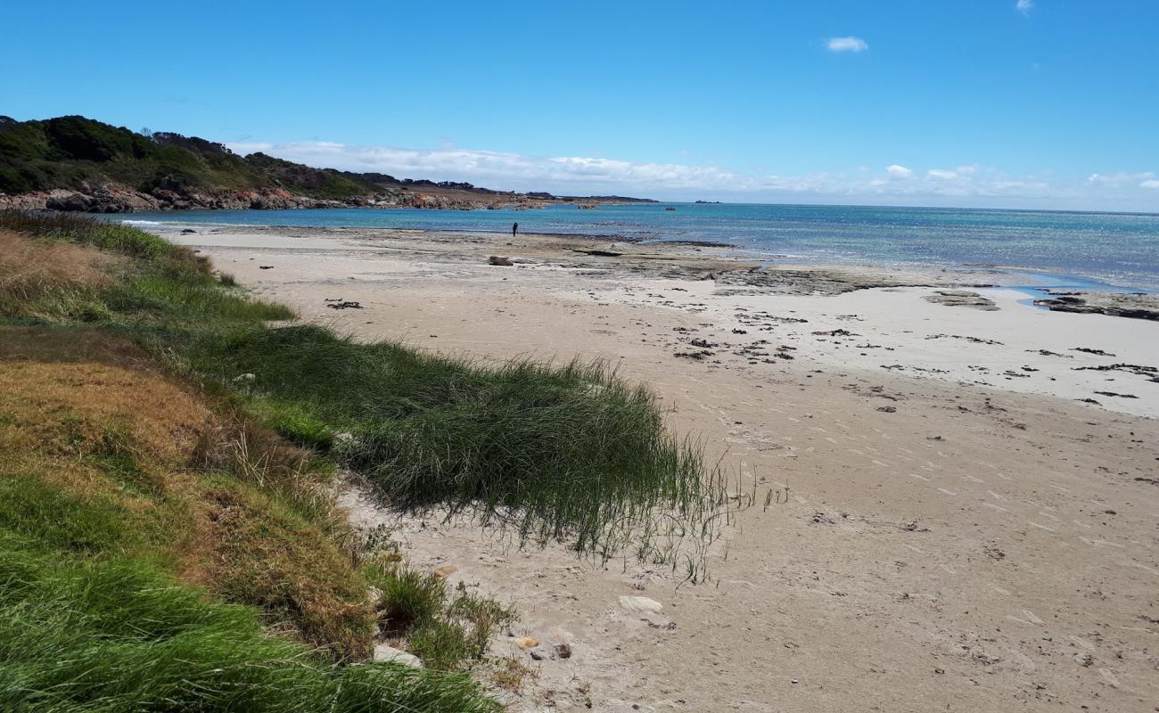 Photo de Green Point Beach avec sable beige & pierres de surface