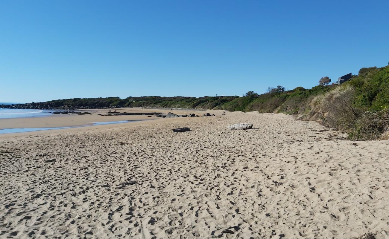 Photo de Coles Beach avec sable lumineux de surface