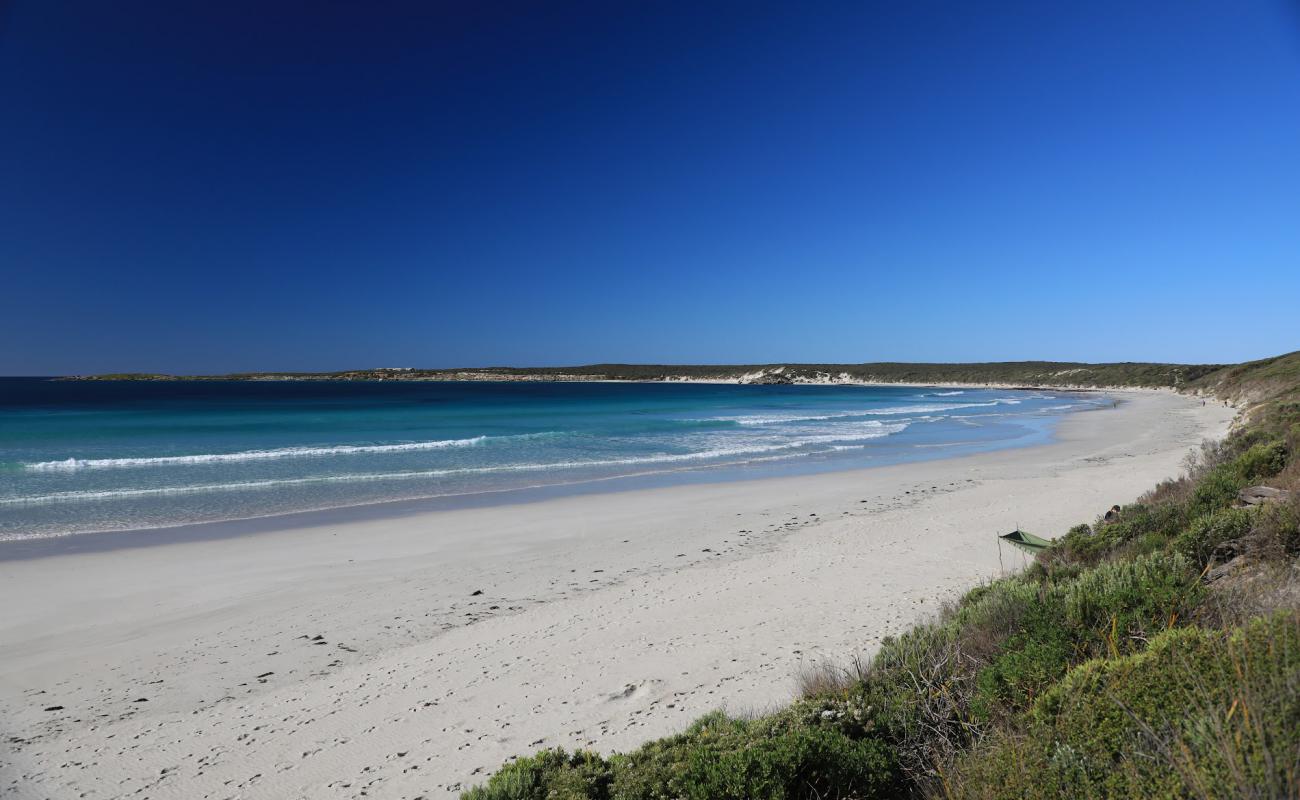 Photo de Vivonne Bay Beach avec sable lumineux de surface