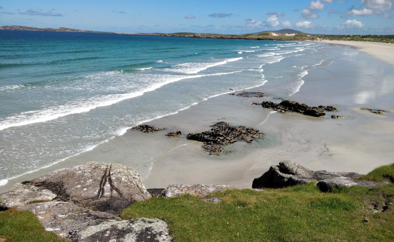 Photo de Carrckfinn Beach avec sable beige de surface