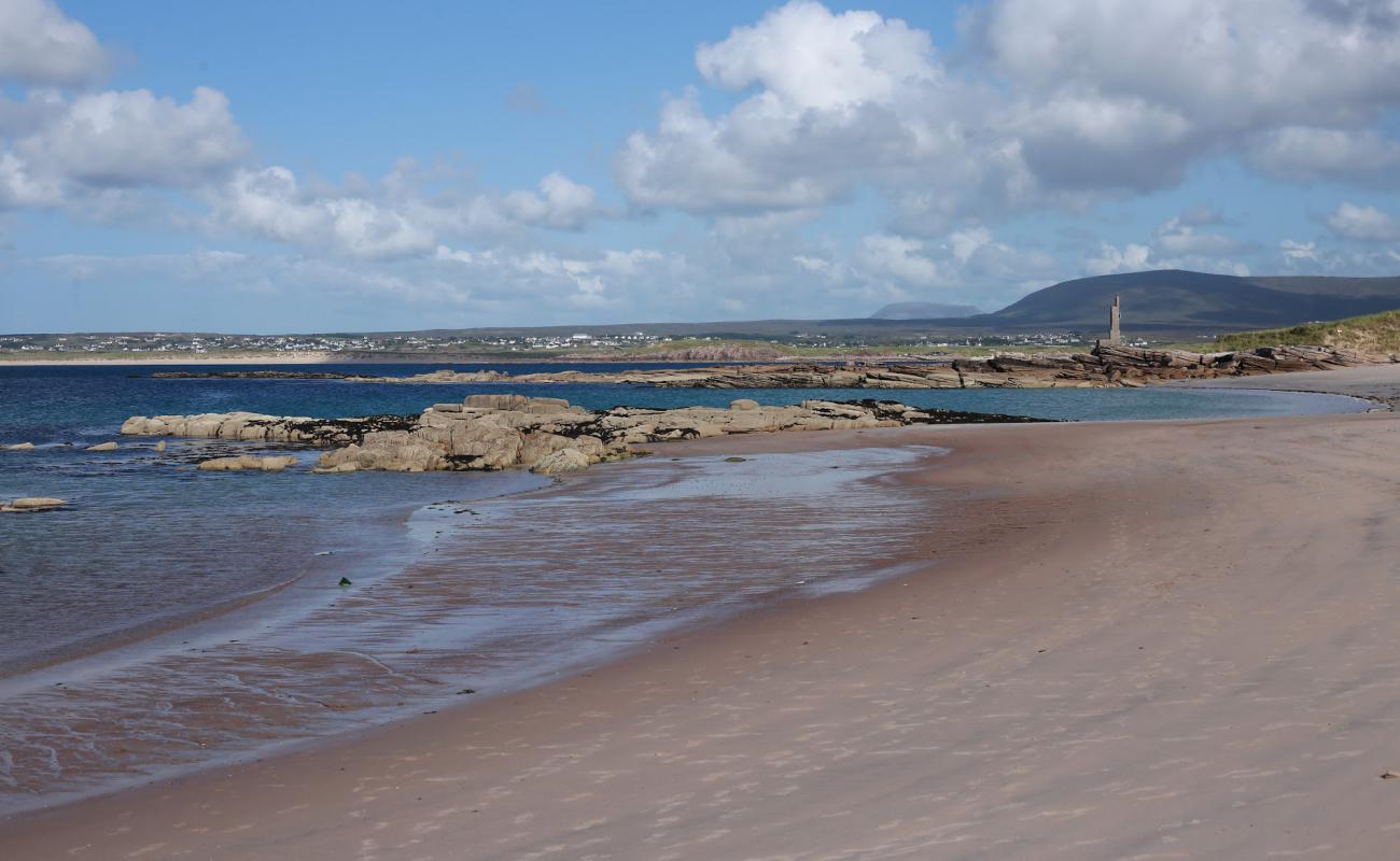Photo de Sand Beach avec sable beige de surface