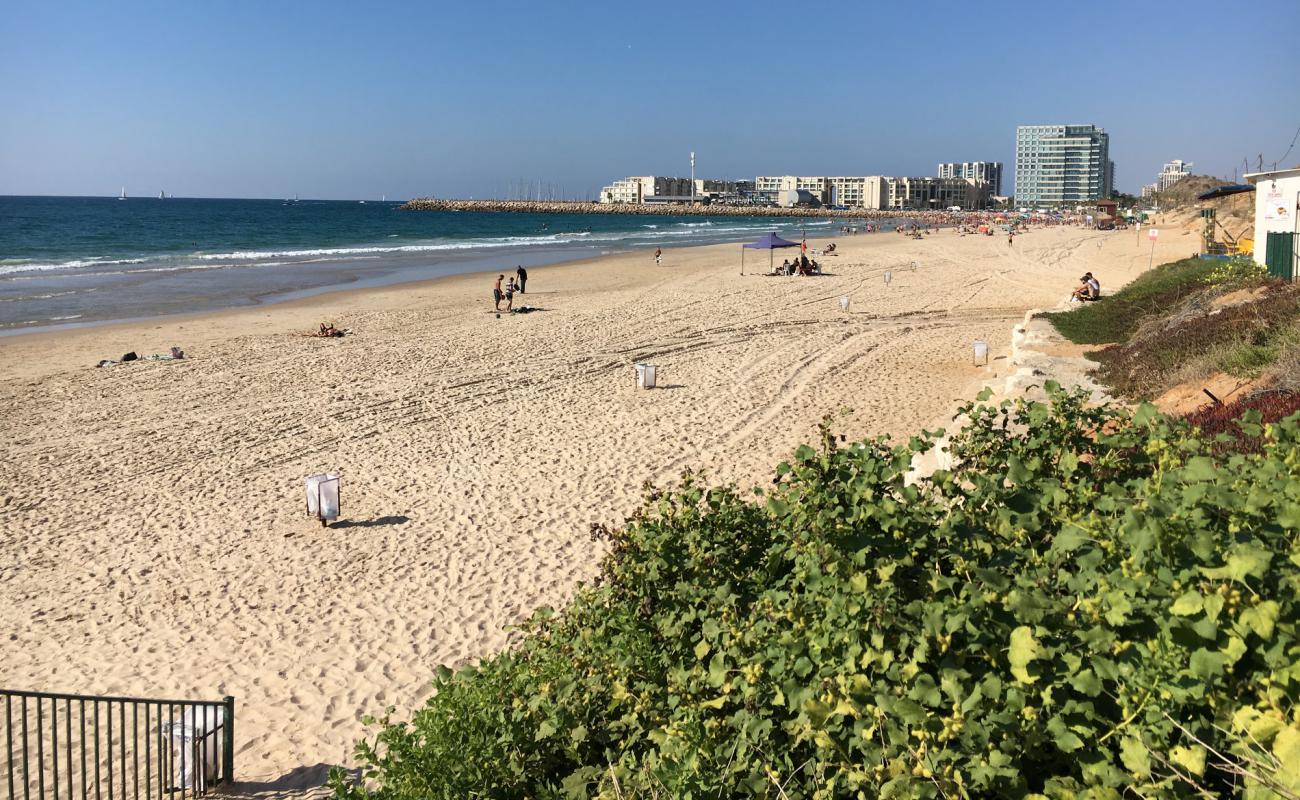 Photo de Separated beach avec sable fin et lumineux de surface