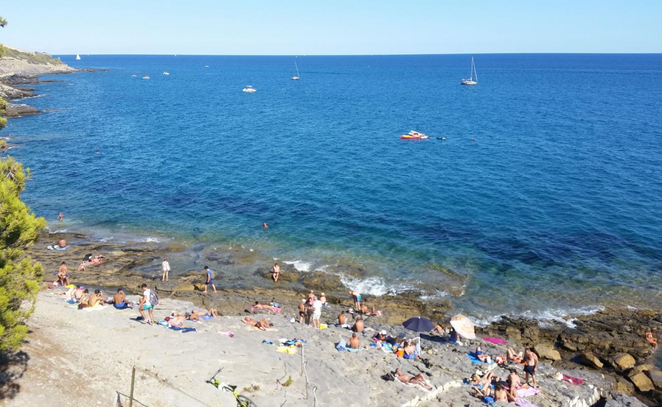 Photo de Le Ciapellette beach avec roches de surface