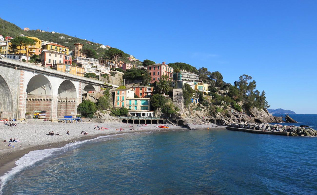 Photo de Spiaggia di Zoagli avec caillou gris de surface