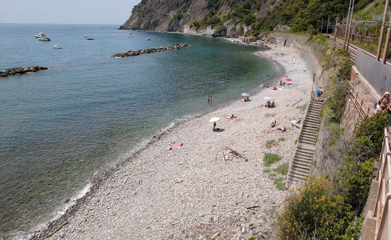 Photo de Spiaggia di Framura avec caillou gris de surface