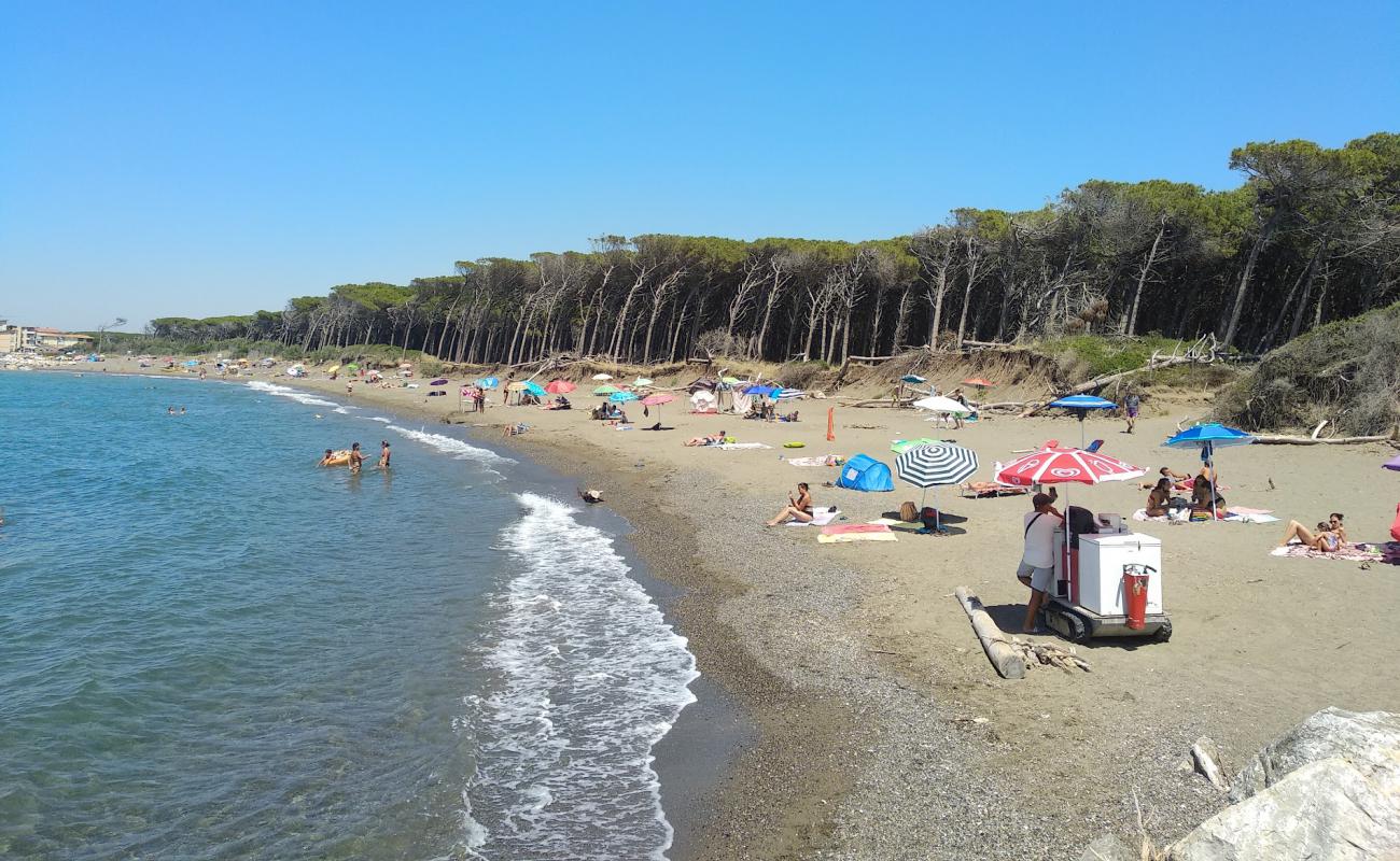 Photo de Spiaggia di Andalu avec caillou fin brun de surface