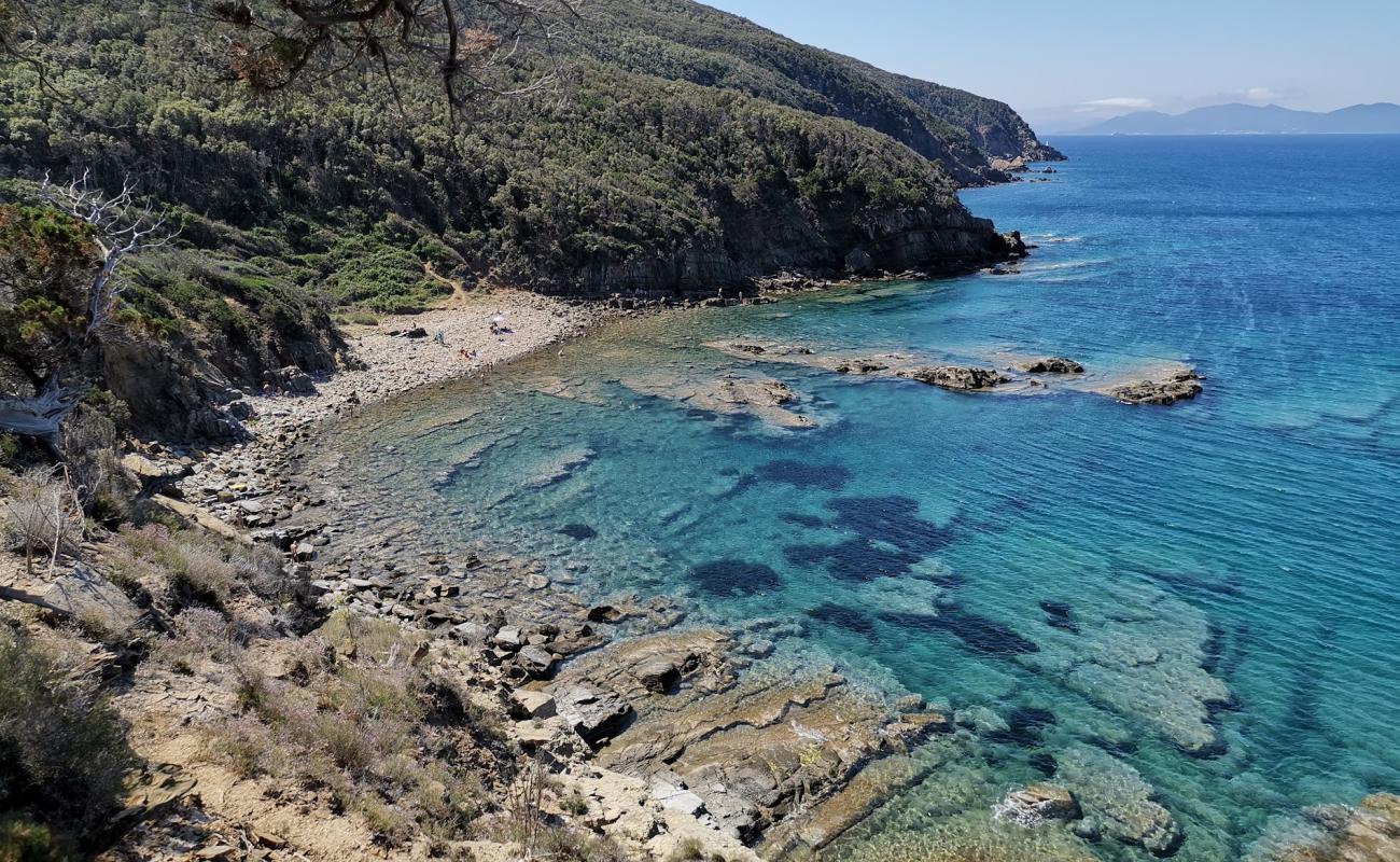 Photo de Cala San Quirico avec terrain rocheux de surface