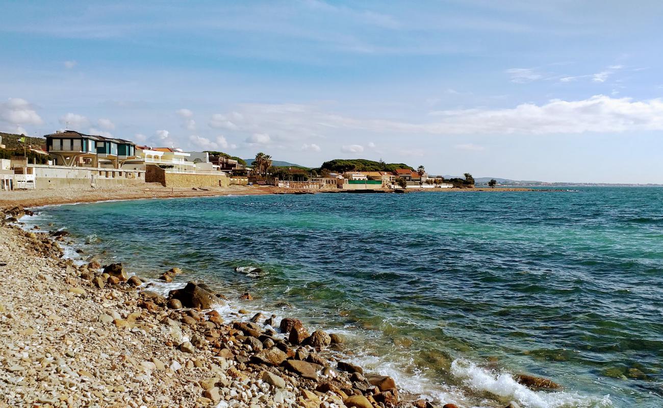 Photo de Botticelli Beach avec galets gris de surface