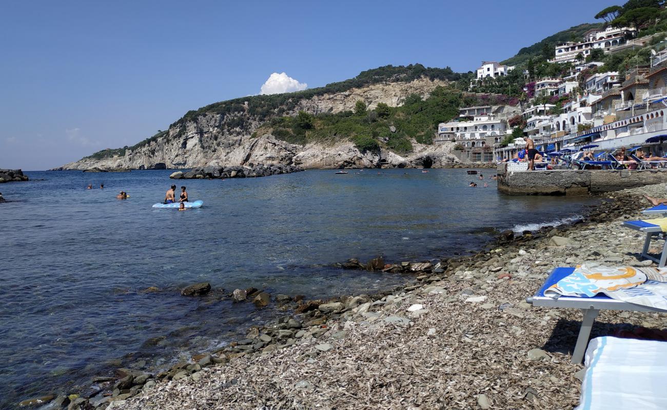 Photo de Spiaggia di San Montano avec terrain rocheux de surface