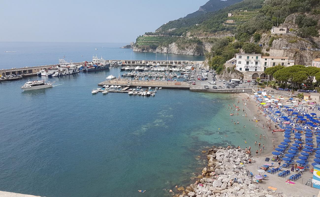 Photo de Spiaggia di Cetera avec caillou fin gris de surface