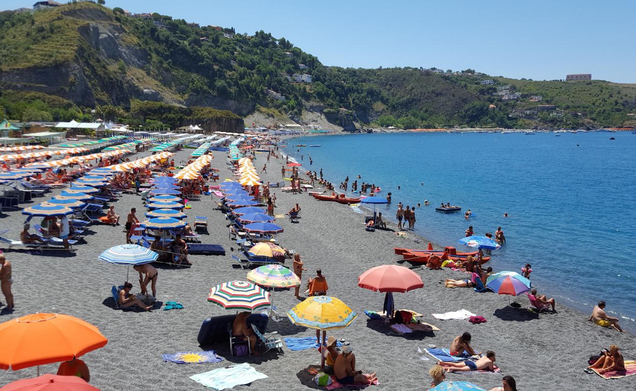 Photo de Spiaggia San Nicola Arcella avec caillou fin gris de surface
