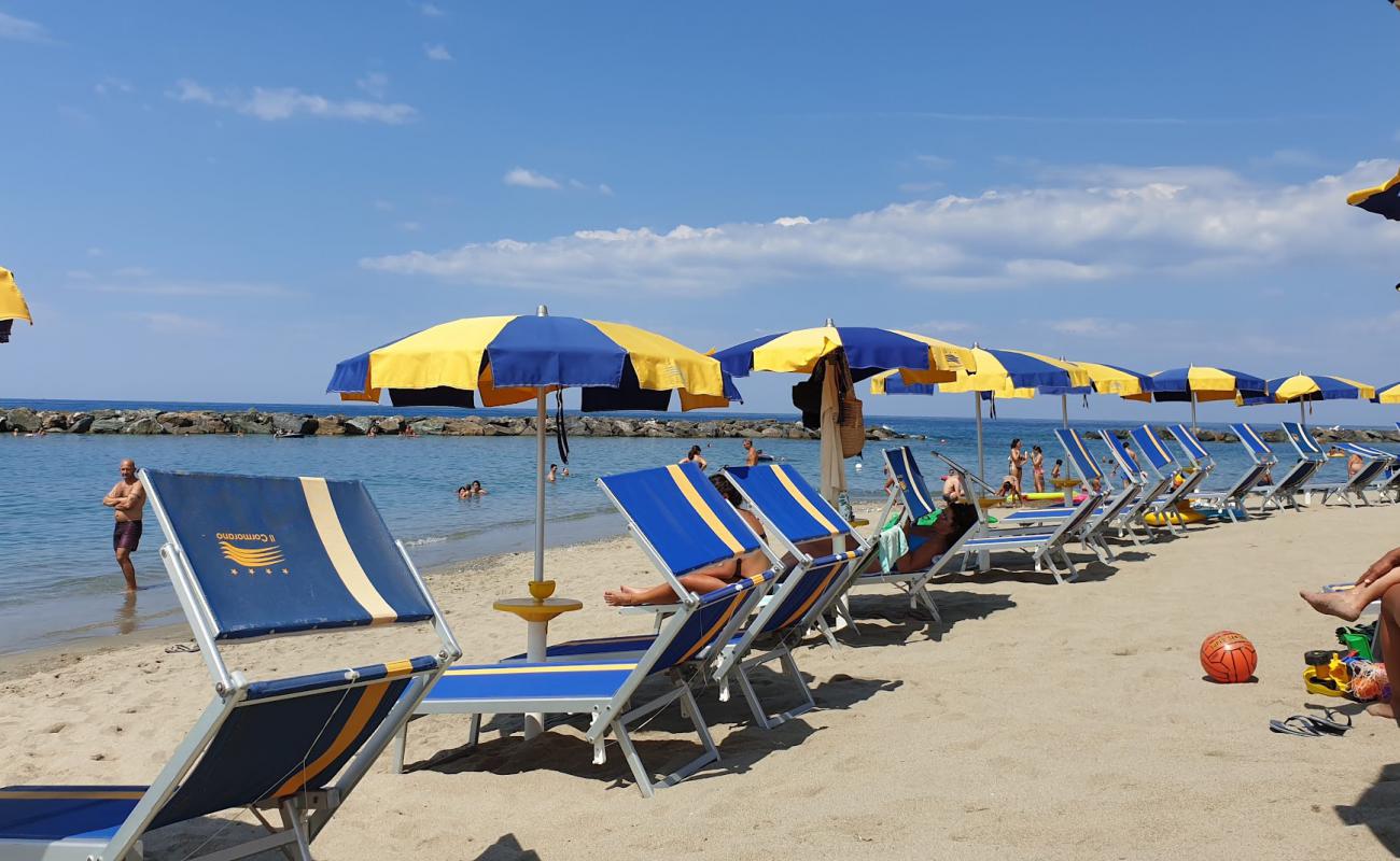 Photo de Belvedere Marittimo beach avec sable brun de surface