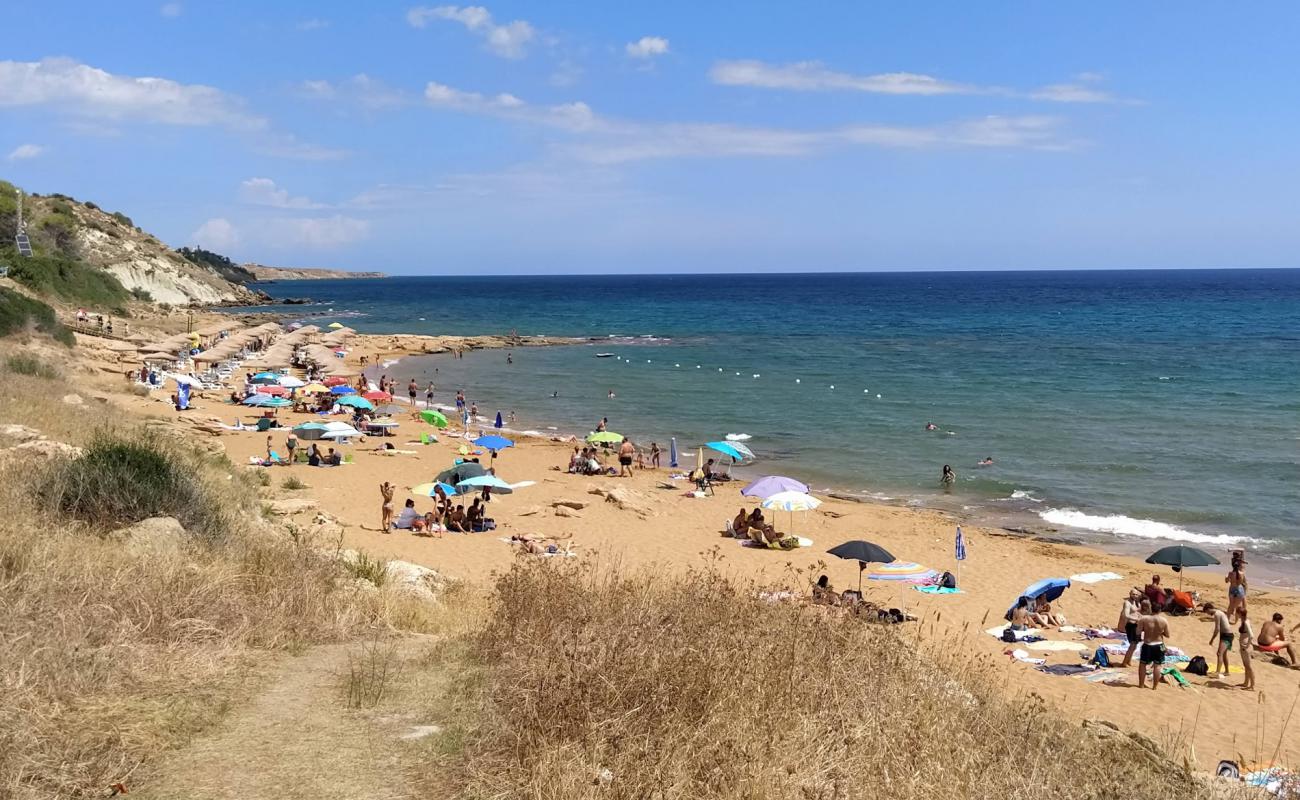 Photo de Spiagge Rosse avec sable fin brun de surface