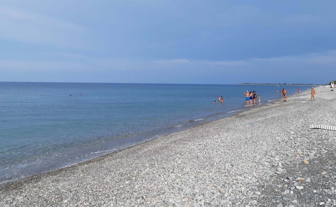 Photo de Fossa-Solfara Mare avec sable gris avec caillou de surface