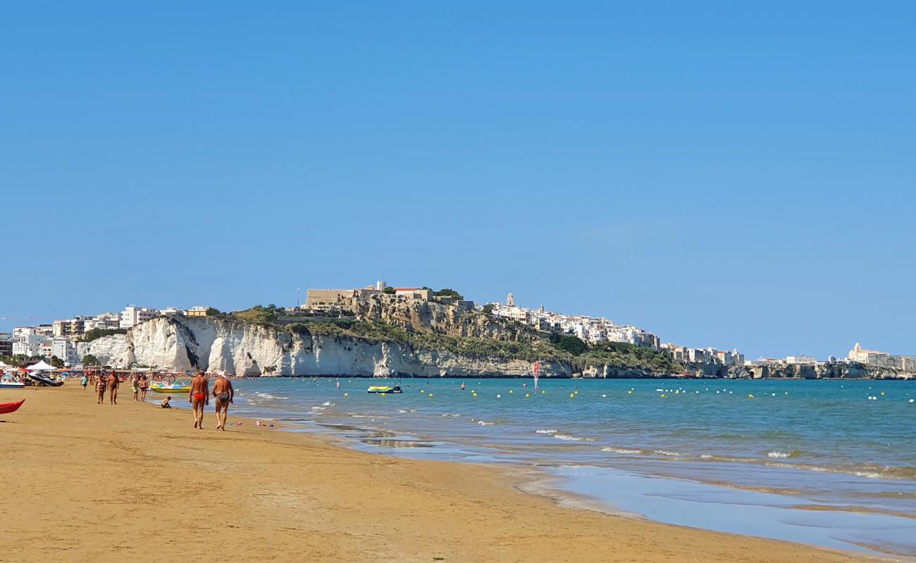 Photo de Spiaggia di Castello avec sable brun de surface