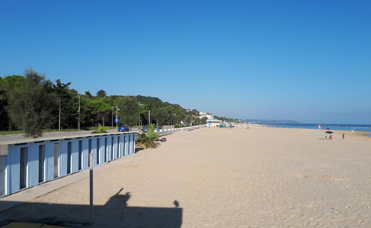 Photo de Spiaggia Le Morge avec sable fin brun de surface