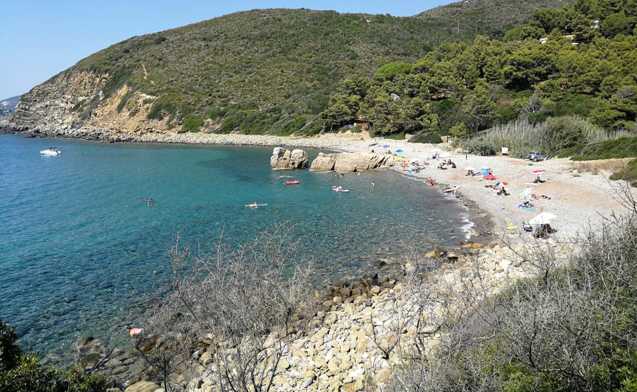 Photo de Fonza beach avec sable clair avec caillou de surface