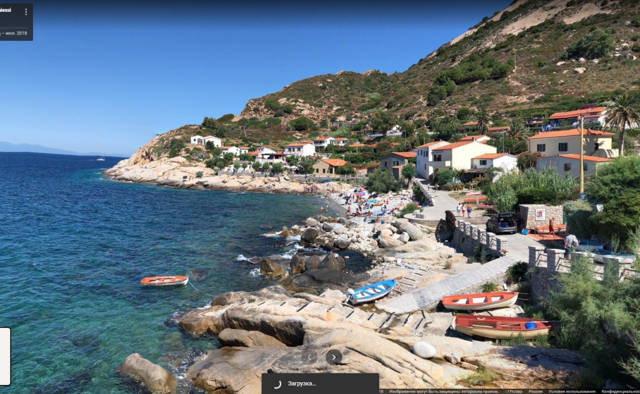 Photo de Spiaggia di Chiessi avec un niveau de propreté de très propre