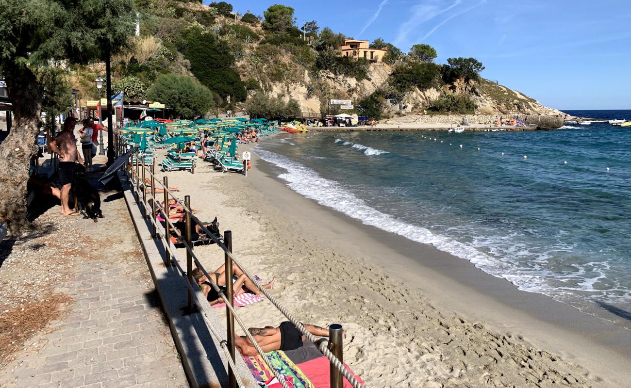 Photo de Sant'Andrea Beach avec sable beige de surface