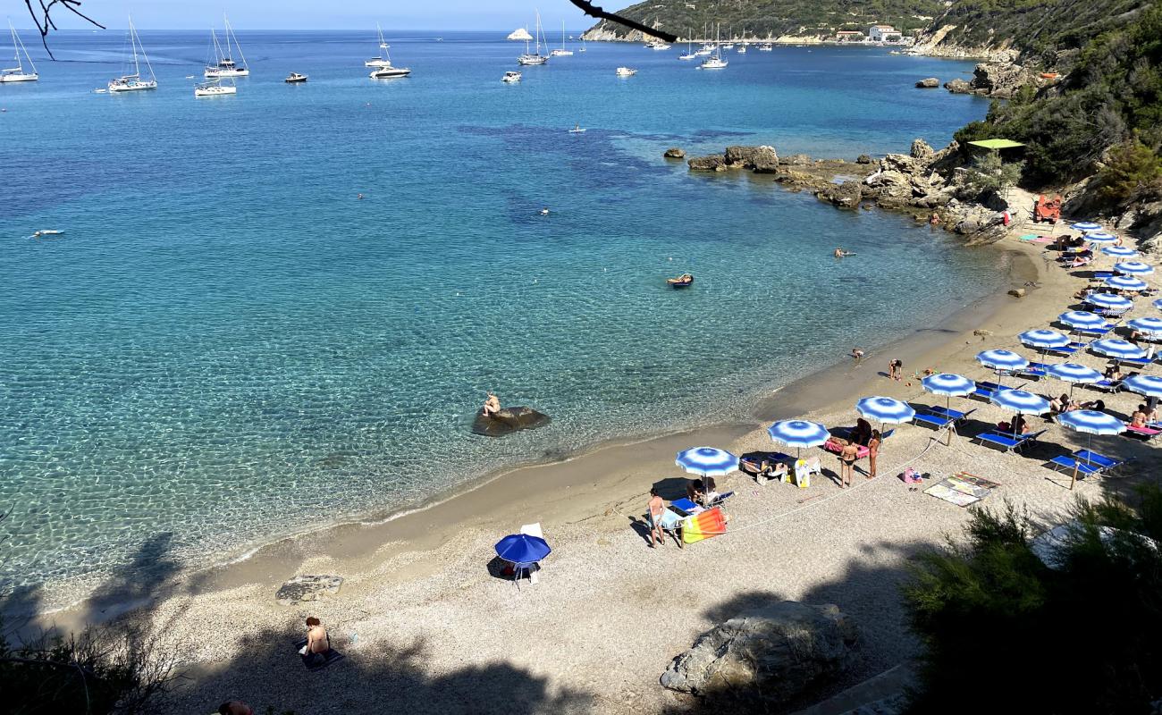 Photo de Spiaggia del Viticcio II avec sable clair avec caillou de surface