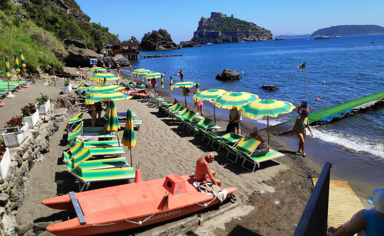 Photo de Spiaggia di Cartaromana avec sable clair avec caillou de surface