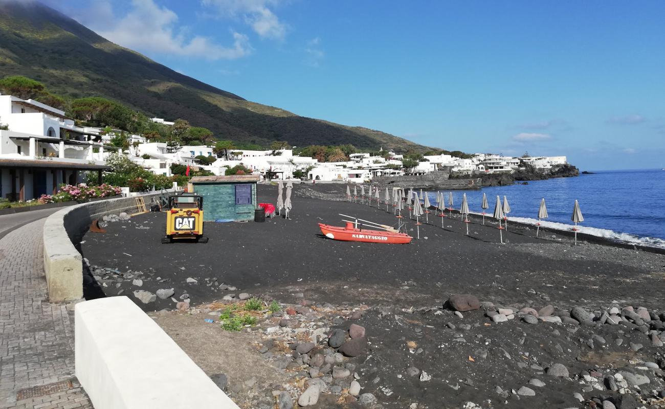 Photo de Spiaggia Ficogrande avec sable blanc & rochers de surface