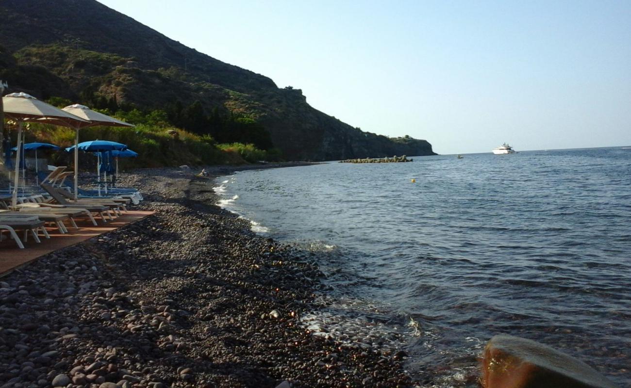 Photo de Spiaggia di Santa Marina avec terrain rocheux de surface