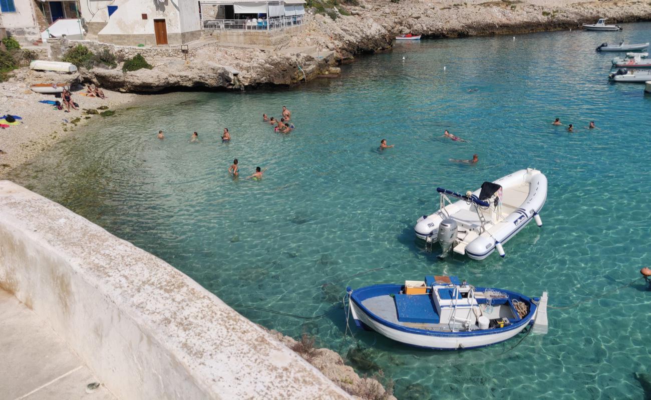 Photo de Spiaggia di Cala Dogana avec terrain rocheux de surface