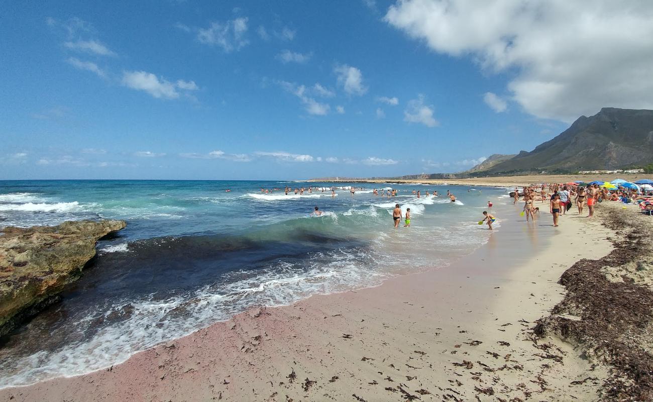 Photo de Plage de Màcari avec sable lumineux de surface