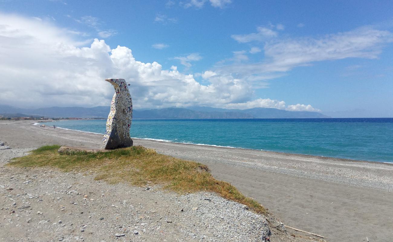Photo de Spiaggia di Spinesante avec sable gris & galets de surface