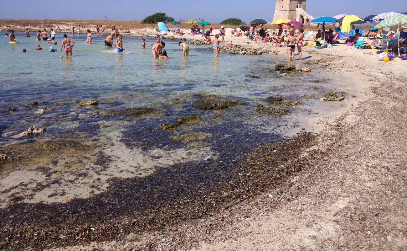 Photo de Spiaggia di Torre Squillace avec sable lumineux de surface