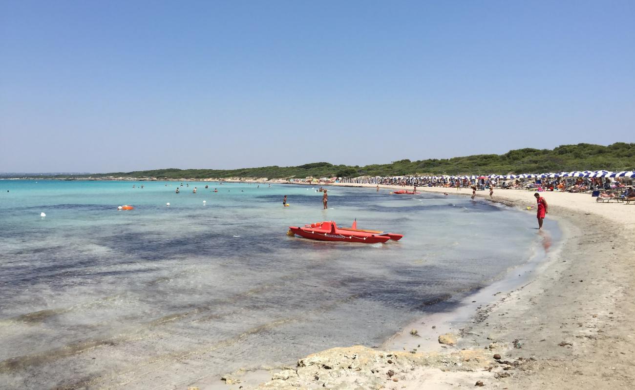 Photo de Plage de Punta Pizzo avec sable lumineux de surface